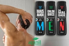 SABONETE LIQUIDO MASCULINO 200ML APINIL COSMÉTICOS