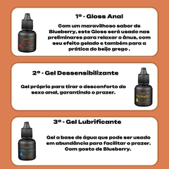 Kit Meu Primeiro Anal (dessensibilizante + gloss + lubrificante) - Intt na internet