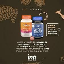 KIT SUPLEMENTO (SUPER MACHO E ORGASTIC) MULTIVITAMÍNICO E MINERAL A BASE DE EXTRATO DE CACAU HIDROLISADO INTT