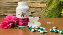 LIB FEMME SUPLEMENTO ALIMENTAR DE VITAMINAS COM 120 CÁPSULAS HOT FLOWERS