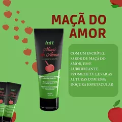 LUBRIFICANTE A BASE DE ÁGUA SABOR MAÇÃ DO AMOR HOT - 50ML INTT