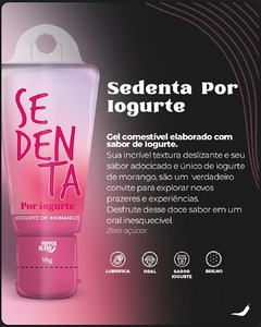 SEDENTA POR SENSAÇÃO GEL COMESTÍVEL SABOR YOGURTE 18G PEPPER BLEND