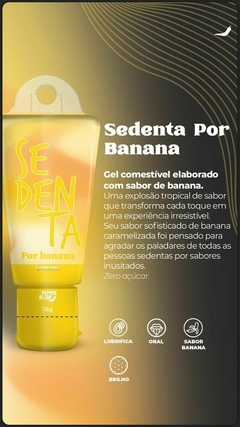 SEDENTA POR SENSAÇÃO GEL COMESTÍVEL SABOR BANANA 18G PEPPER BLEND