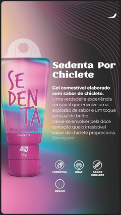 SEDENTA POR SENSAÇÃO GEL COMESTÍVEL SABOR CHICLETE 18G PEPPER BLEND - comprar online