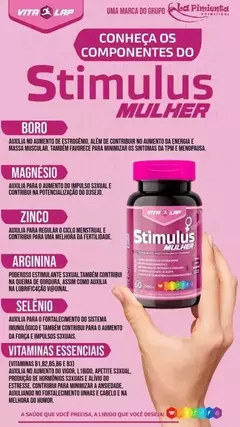 KIT STIMULUS MULHER X HOMEM SUPLEMENTO VITAMÍNICO LA PIMIENTA