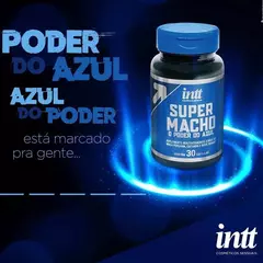 SUPER MACHO O PODER DO AZUL CÁPSULAS POTENCIALIZADOR MASCULINO INTT