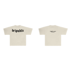 Remera ''Dripublic Just Better'' Beige