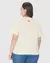 Camiseta Feminina Plus Size Listras Pato Donald Em Algodão Off White - Malwee - loja online