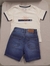 Conjunto Infantil Menino Carinhoso Camiseta e Bermuda Jeans - comprar online