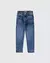 Calça Infantil Menino Slim Em Jeans Moletom Malwee Kids - comprar online