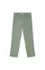 Calça chino infantil em sarja com elastano na cor verde. VALENTINA MODA