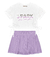 Conjunto Infantil Blusa Cropped E Saia Trick Nick