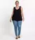 Regata Feminina Plus Size Visco Tricot Secret Glam - loja online