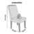Mesa de Jantar Canes 1,70 com 6 Cadeiras - Off White/Freijó - Base Ripada - loja online