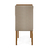 Mesa de Jantar Celeste 160cm com 6 Cadeiras - Off White/Carvalho - Diagonal Móveis e Decorações