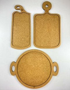 Conjunto de Petisqueiras MDF - comprar online