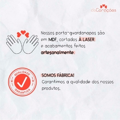 Kit Anéis de Guardanapo Coelho decorado - comprar online