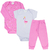 kit 12 peças body misto bebe menina - Brasil Kids | Conforto e Qualidade em Moda Infantil