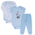 kit 12 peças body misto bebe menino - comprar online