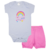 Kit 4 Conjuntos Body + Short para Bebês Meninas - comprar online