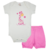 Kit 4 Conjuntos Body + Short para Bebês Meninas na internet