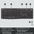 KIT MOUSE E TECLADO LOGITECH MK295 SILENT SEM FIO PRETO