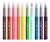 CANETA HIDROGRAFICA INTENSITY BRUSH 10 CORES BIC - comprar online