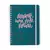 CADERNO ESPIRAL KEMILY PAUTADO 17X24 DESPERTE OFF WHITE 160 FLS