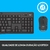 KIT MOUSE E TECLADO LOGITECH MK295 SILENT SEM FIO PRETO na internet