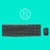 KIT MOUSE E TECLADO LOGITECH MK235 SEM FIO PRETO - loja online