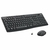 KIT MOUSE E TECLADO LOGITECH MK295 SILENT SEM FIO PRETO