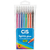 CANETA ESFEROGRAFICA CIS SPIRO GLOW 0,7MM EST C/8