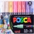 PC-1M-16C - CANETA POSCA 1M ESTOJO C/16 CORES