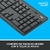 KIT MOUSE E TECLADO LOGITECH MK295 SILENT SEM FIO PRETO - Criative Papelaria