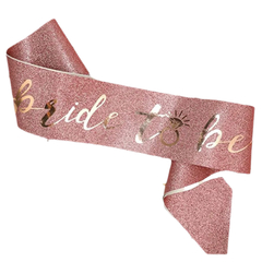 Bandas Glitter Bride to be