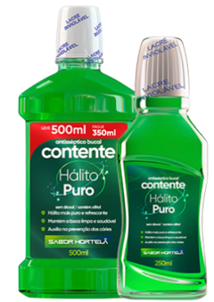 Enxaguante | Antisséptico bucal (cruelty-free) - Contente - Hálito Puro 250ml - comprar online