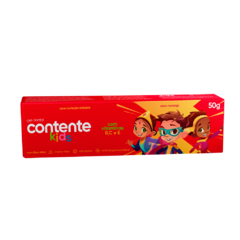 Pasta de dente Infantil Vegana - Contente Kids Super Heróis - 50g - loja online