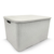 ORGANIZADOR RATTAN BRANCO COM TAMPA 40LTS