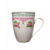 CANECA DE PORCELANA SUPER WHITE C/TAMPA E FILTRO ROSA/BRANCA 310ml