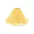 SAIA TULE C/ BORDAS EM CETIM 30CM - AMARELO