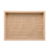 BANDEJA RETANGULAR DE MDF COM FUNDO TRESSE 35CM X 4CM X 25CM - comprar online