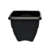 VASO QUADRADO GRANDE 12,5L PRETO - comprar online