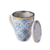 CANECA DE PORCELANA SUPER WHITE COM TAMPA E FILTRO LISBOA AZUL/BRANCA 310ml - comprar online