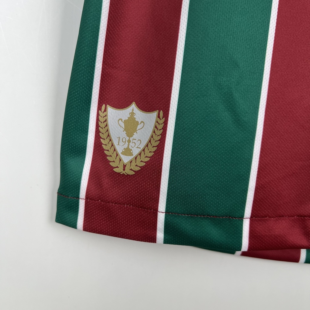 Camisa Fluminense 23/24 Patch Campeão Libertadores Modelo Torcedor