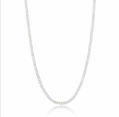 CHOCKER RIVIERA FINA CRISTAL BRANCO