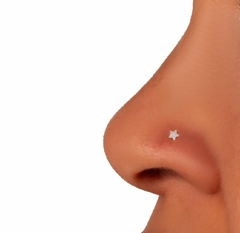 PIERCING DUPLO ESTRELA PRATA - Lu Romano Acessórios