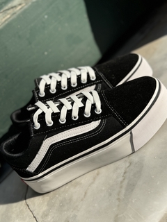 Zapatillas Old Skool Platform Black White