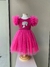Vestido infantil de tule com strass pink. - comprar online