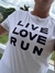 Camiseta Live Love Run na internet