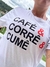 Camiseta Café branca - comprar online